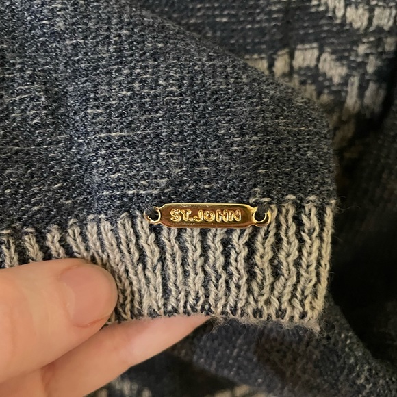 St. John Sport by Marie Gray Full Zip Sweater Size P 2 - Picture 5 of 7